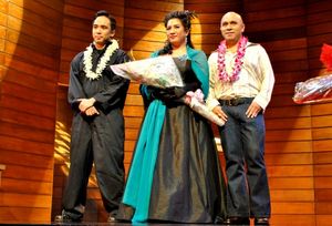 Chino Veguillas, Ana Feleo, Juan Alberto Gaerlan Photo